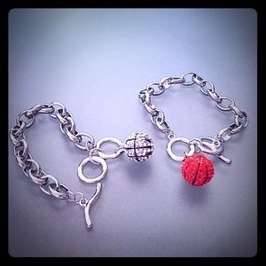 Bball & Chain Bracelet